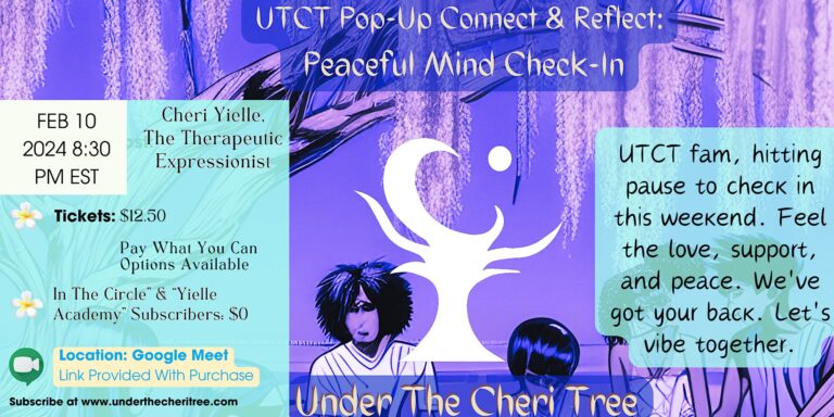 UTCT Event Poster - Peaceful Mind Checkin - Feb 10 2024