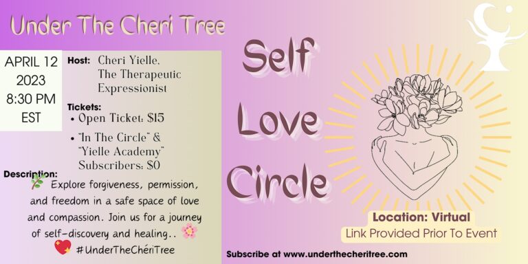 UTCT Event Poster - Self Love Circle - Apr 12 2023